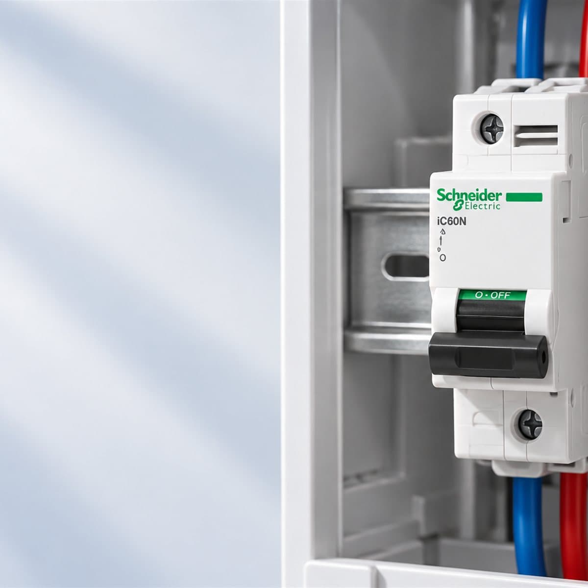 MCB Acti9 C120N Schneider đã lắp đặt trong nhà