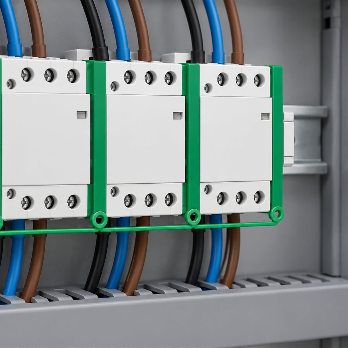 Miếng đệm cho contactor Acti9 iCT Schneider đã lắp đặt trong nhà