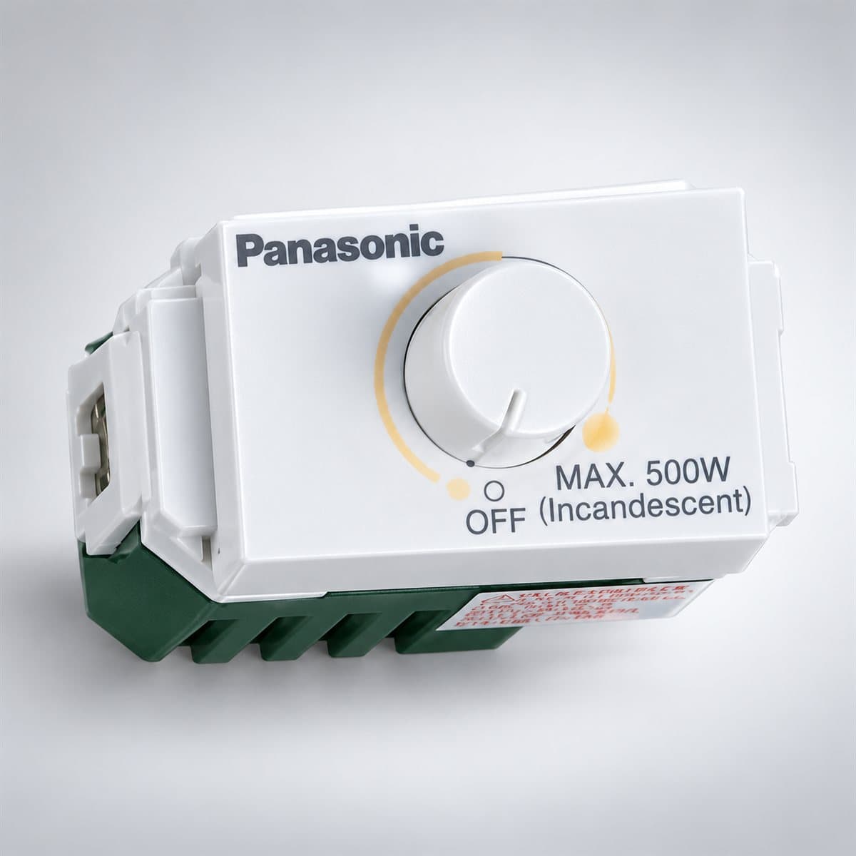 Bộ điều chỉnh độ sáng đèn Full Color Wide Panasonic chụp góc nghiêng 3/4, thấy rõ mặt và cạnh bên