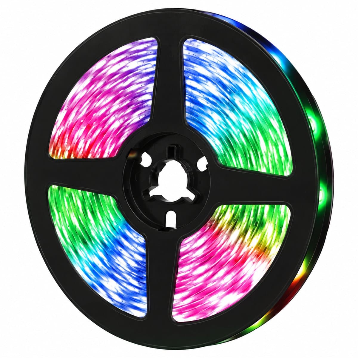 Đèn LED dây đổi màu RGB Panasonic trên nền trắng, ảnh sản phẩm chính diện