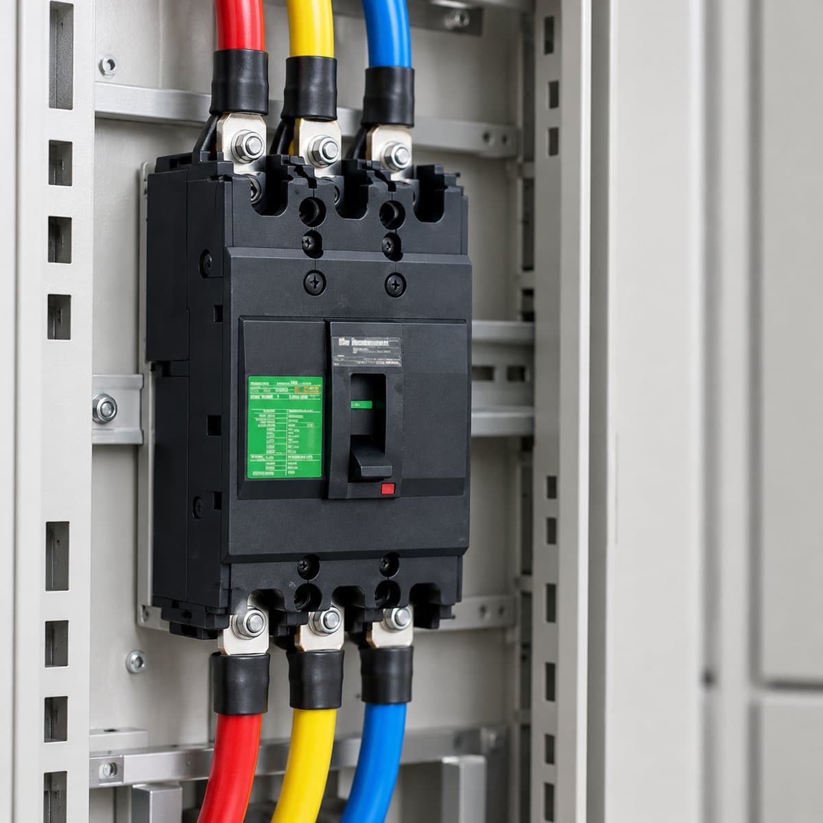 MCCB EasyPact EZC100 Schneider đã lắp đặt trong nhà
