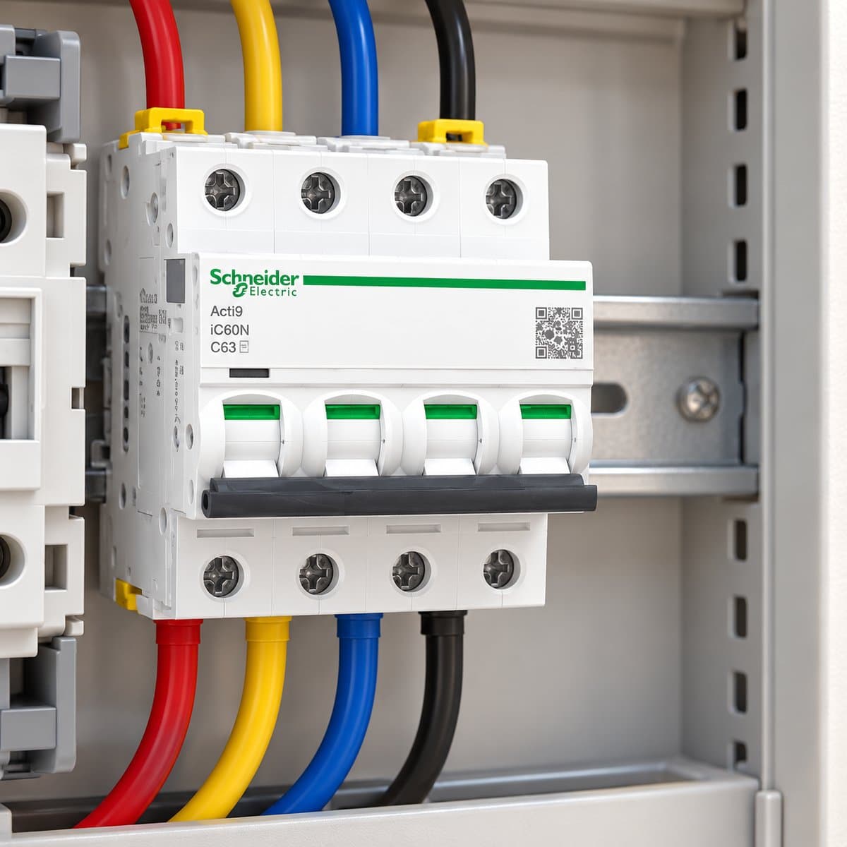 Cầu dao tự động Acti9 - iK60N & iC60N Schneider đã lắp đặt trong nhà