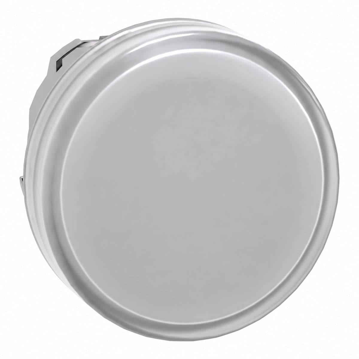 Đầu đèn báo LED Harmony XB4 Schneider trên nền trắng, ảnh sản phẩm chính diện