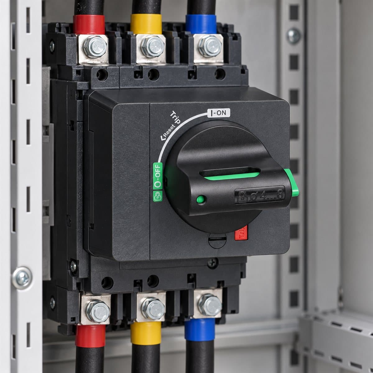 Tay xoay trực tiếp cho MCCB ComPacT NSXm Schneider đã lắp đặt trong nhà