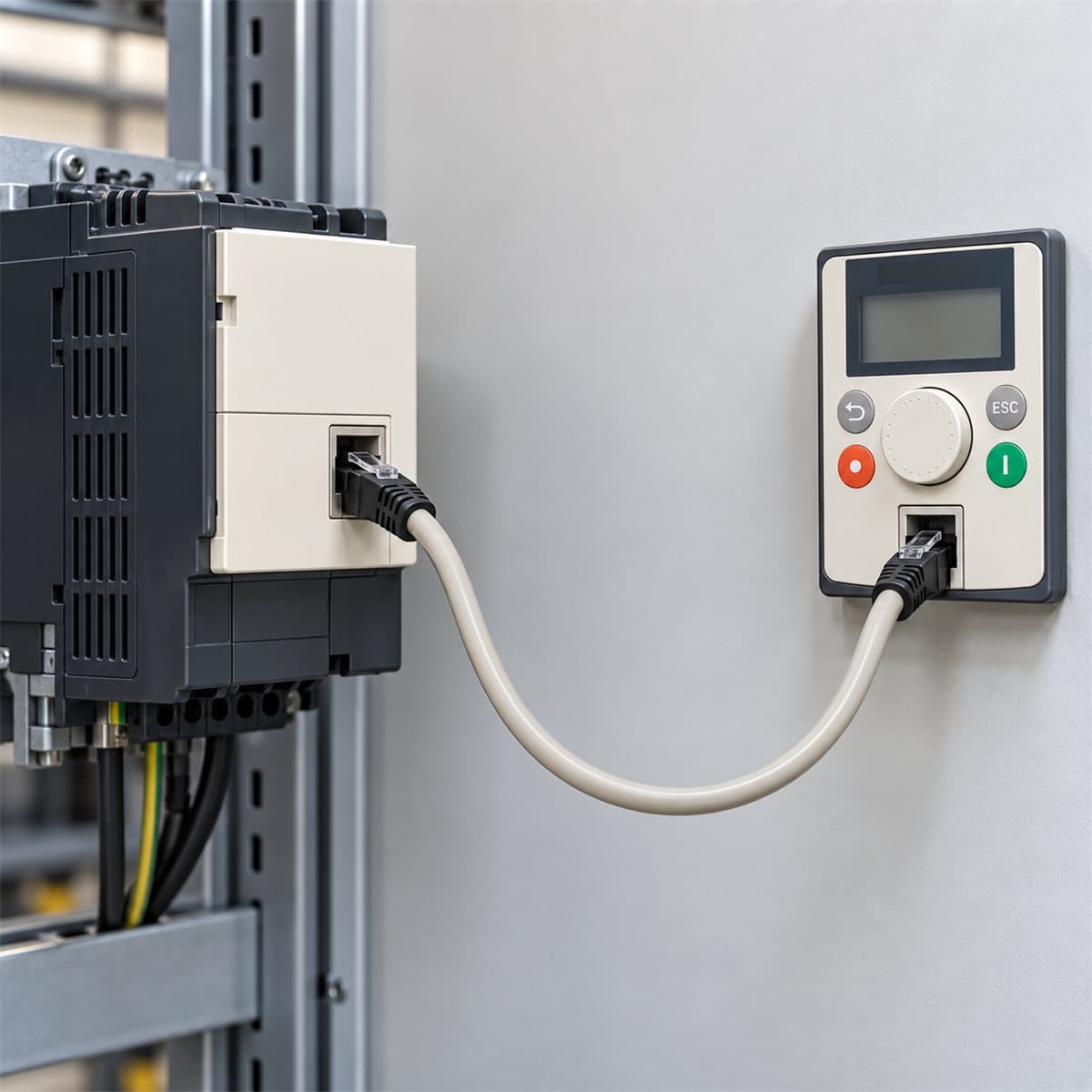 Cáp nối màn hình rời cho Altivar 12 Schneider đã lắp đặt trong nhà