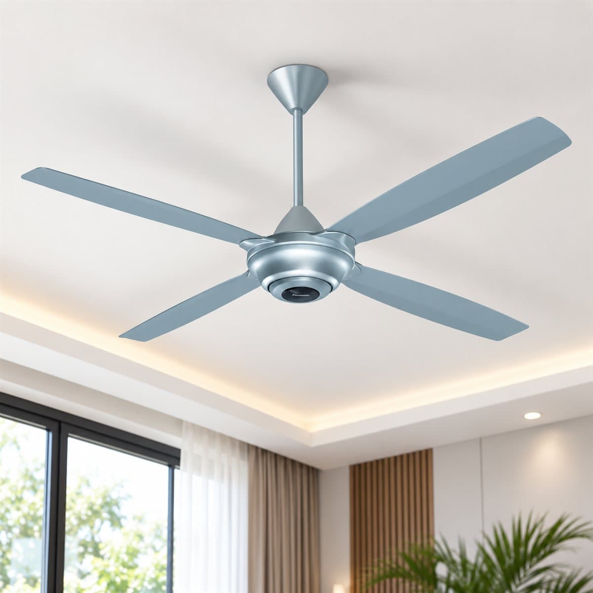 Quạt trần F-56MZG Panasonic đã lắp đặt trong nhà