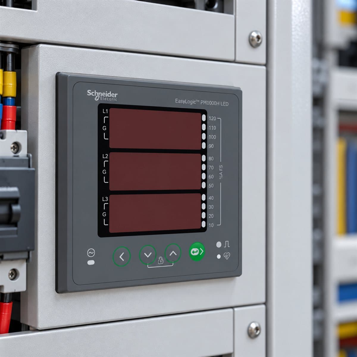 Đồng hồ máy phát PM1130H Schneider đã lắp đặt trong nhà