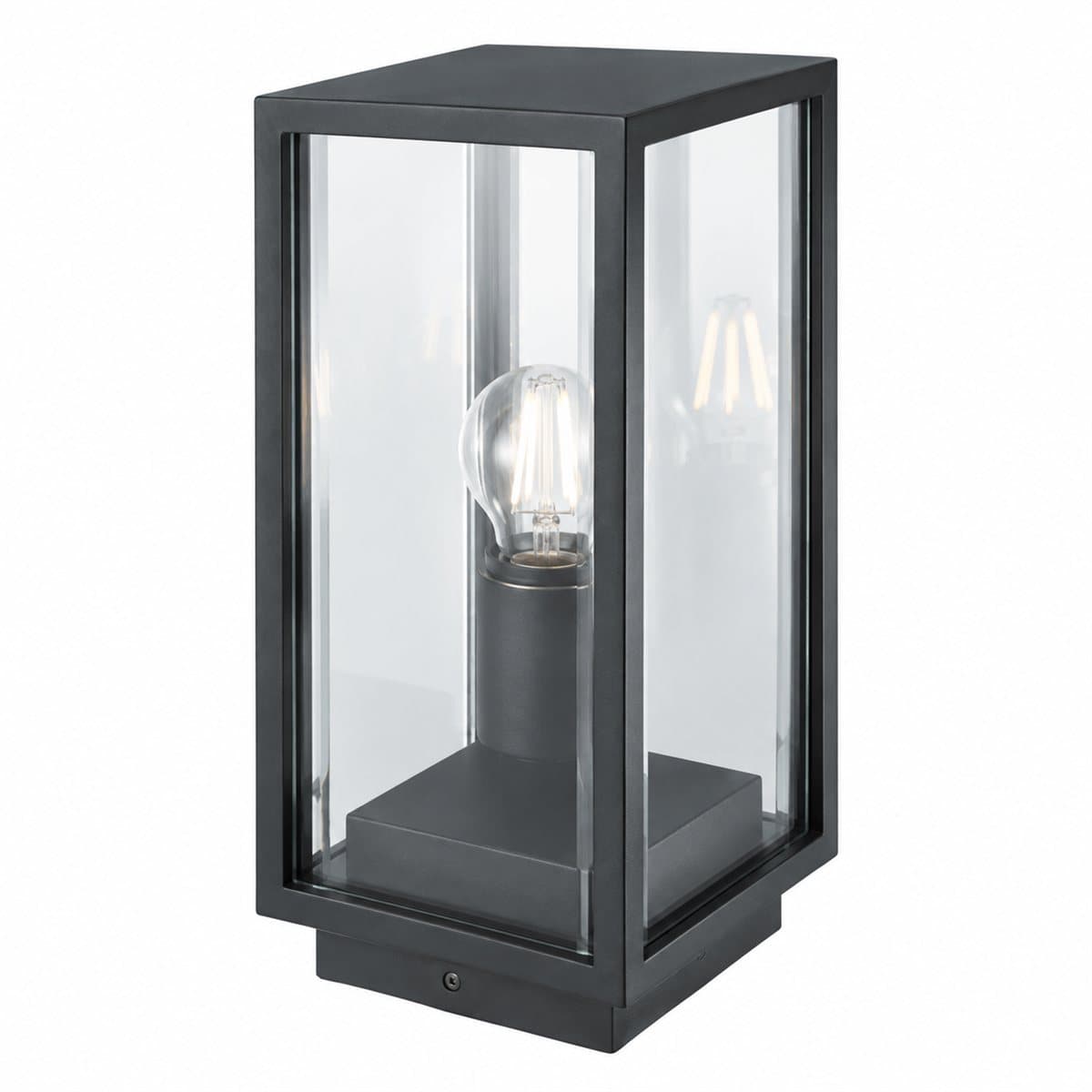 Đèn gắn tường ngoài trời dùng bóng E27 NBB1463 Panasonic trên nền trắng, ảnh sản phẩm chính diện