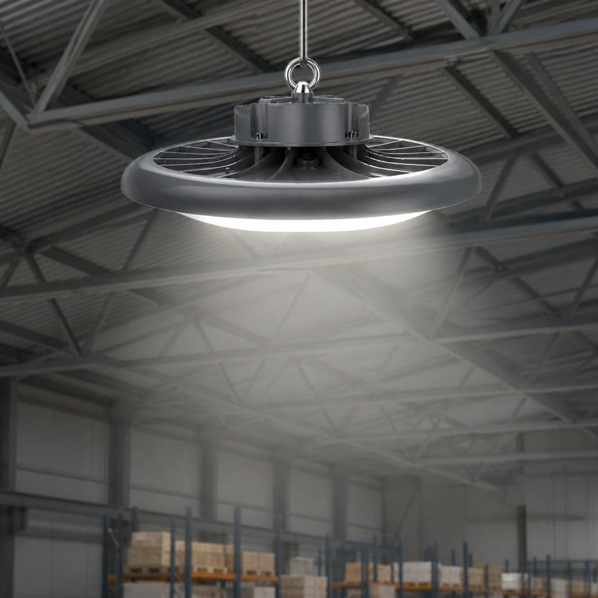 HIGHBAY đã lắp đặt, đang chiếu sáng