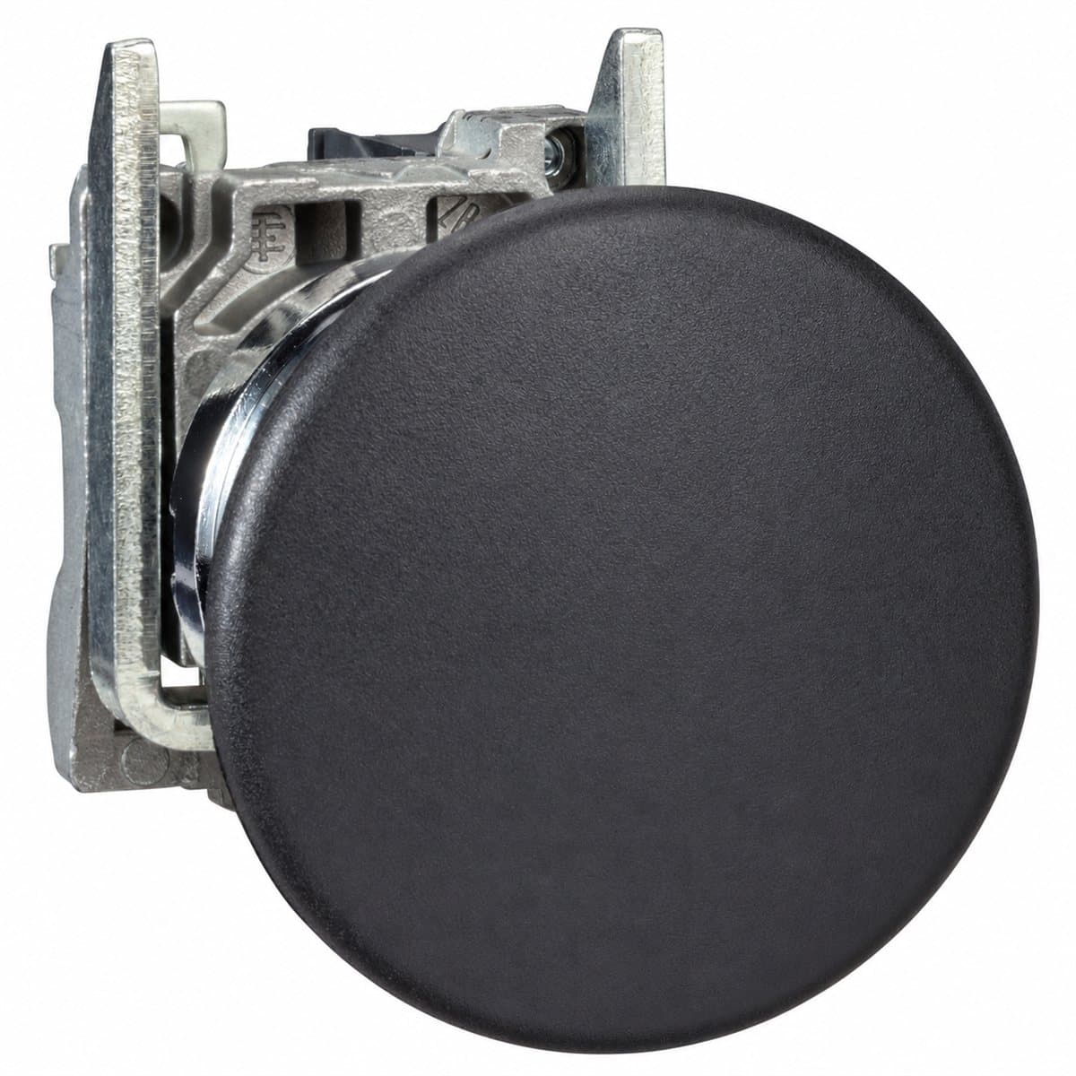 Nút nhấn đầu nấm trọn bộ Harmony XB4 Schneider trên nền trắng, ảnh sản phẩm chính diện