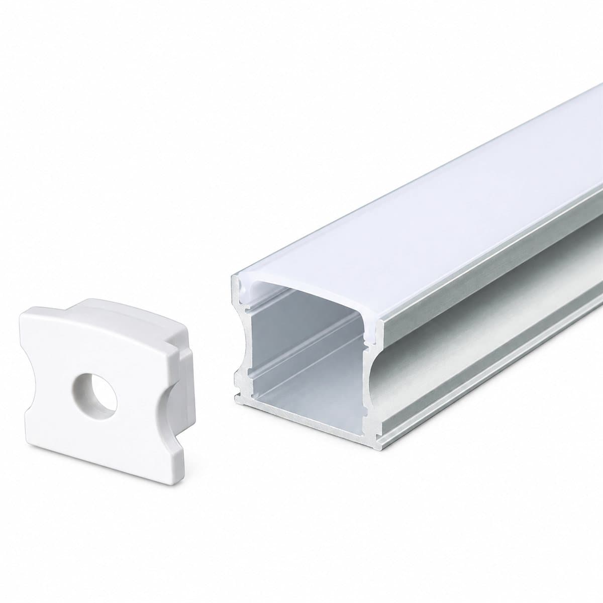 Đèn Nẹp nhôm cho LED dây trong nhà NST-AB1714 Panasonic trên nền trắng, ảnh sản phẩm chính diện