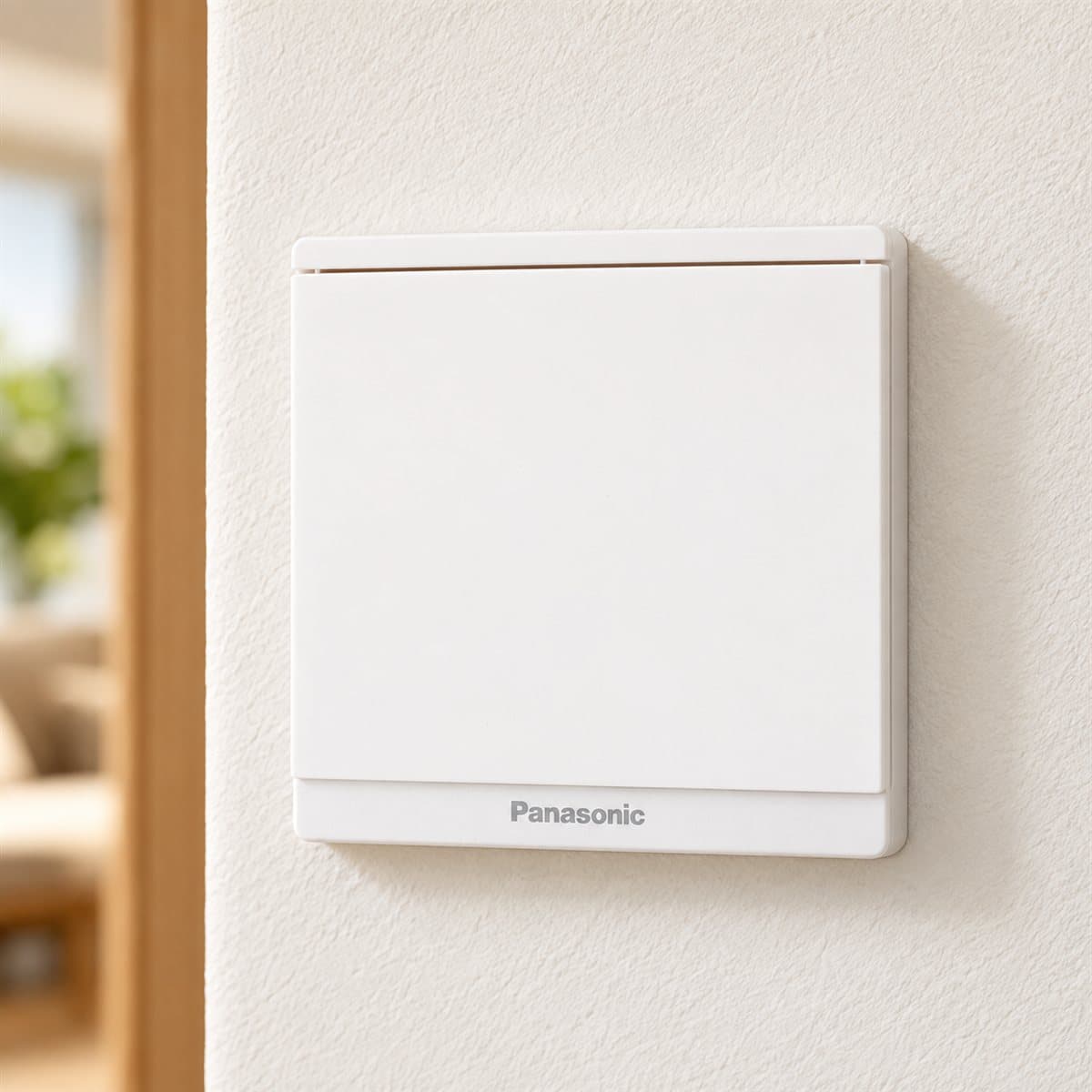 Bộ 1 công tắc E, đảo chiều, bắt vít Moderva Panasonic đã lắp đặt trong nhà