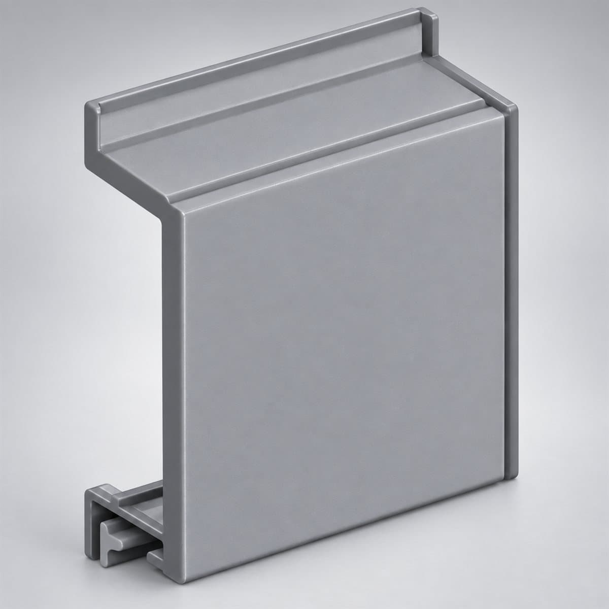 Phụ kiện TeSys GV2 LA9E07 Schneider chụp góc nghiêng 3/4, thấy rõ mặt và cạnh bên