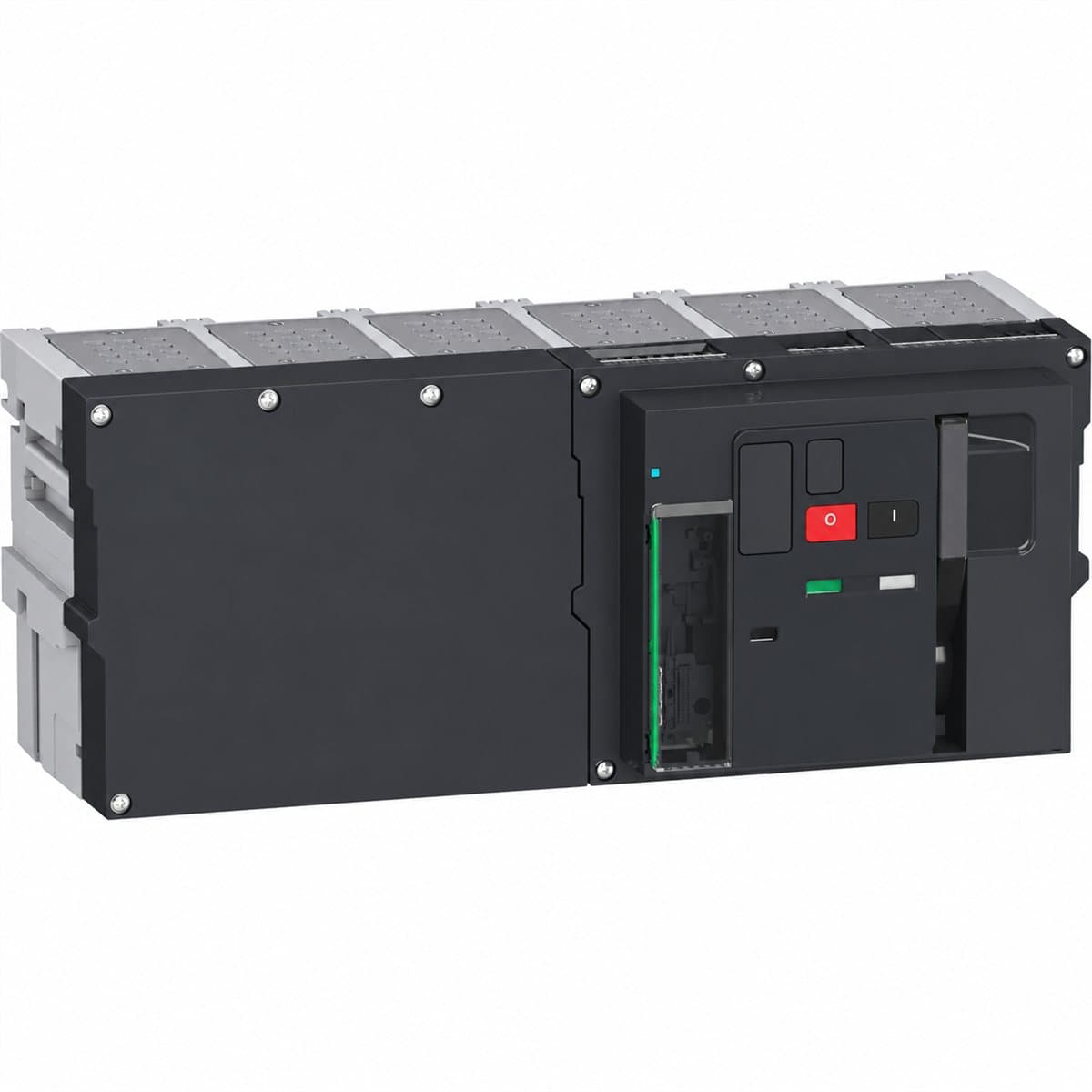 ACB MasterPacT MTZ3 4000-6300A Schneider trên nền trắng, ảnh sản phẩm chính diện