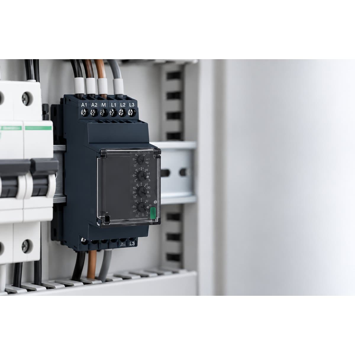 Rơ le bảo vệ RM22/RM35 Schneider đã lắp đặt trong nhà
