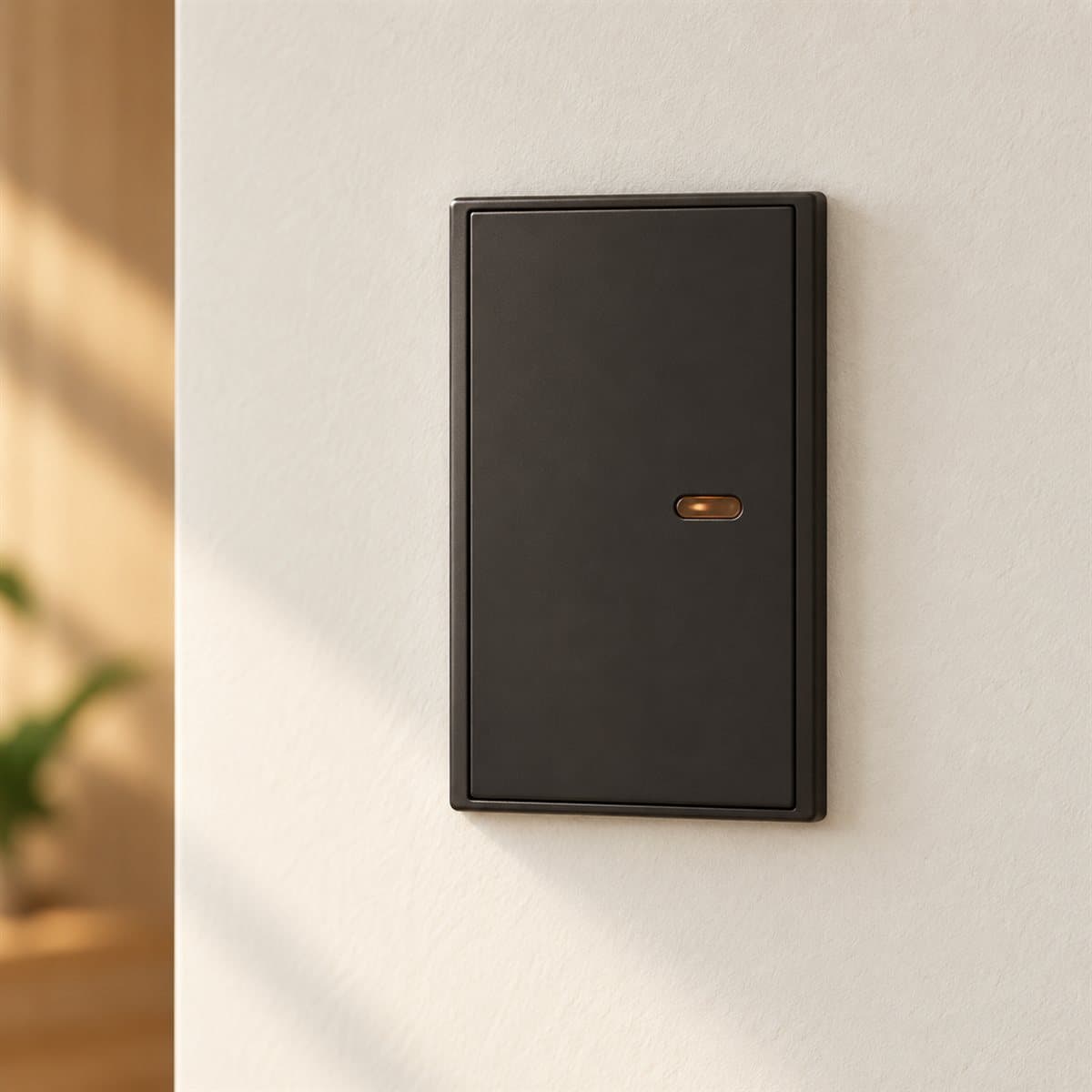 Nút che trơn ZENcelo A size S Schneider đã lắp đặt trong nhà