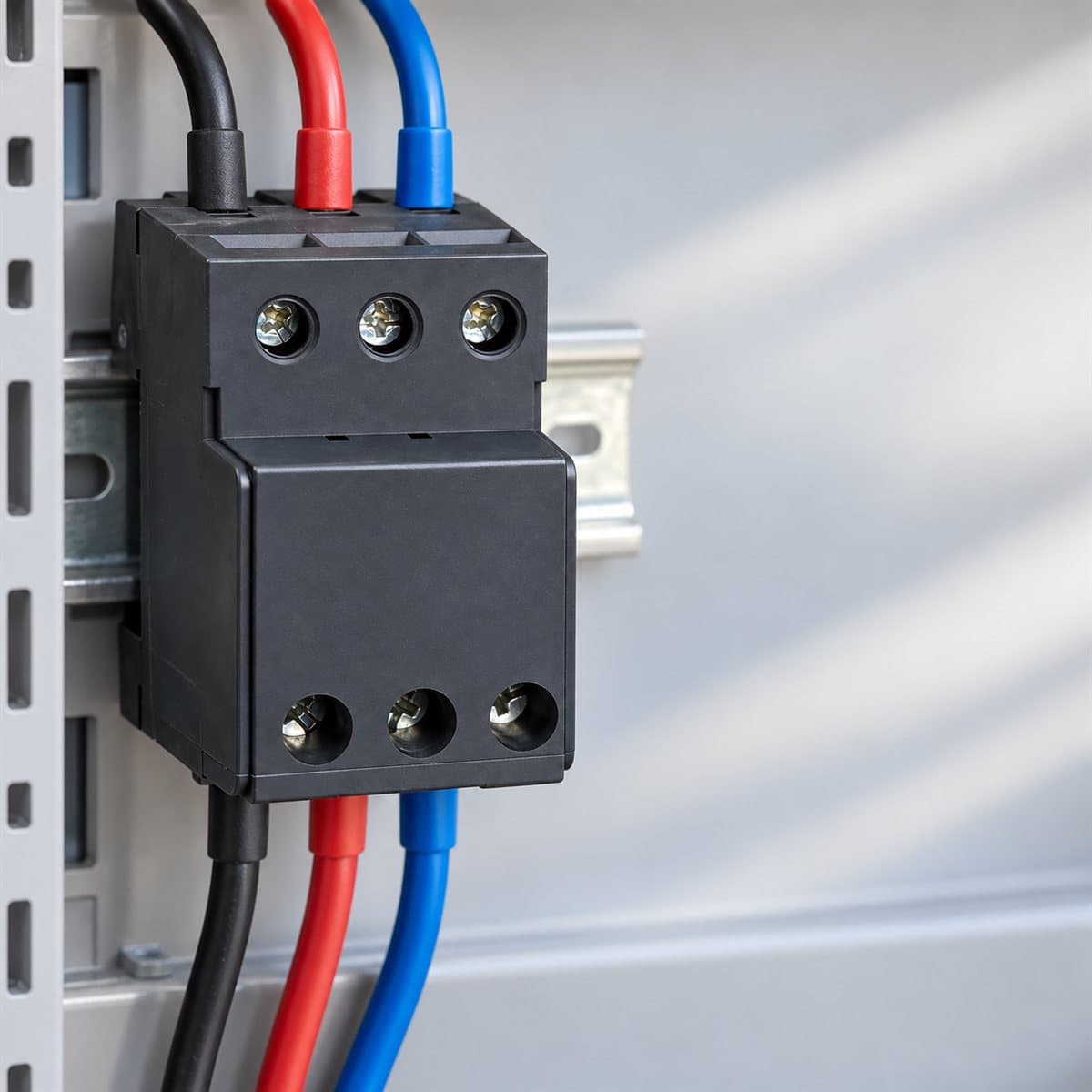 Phụ kiện TeSys GV2 GV2G05 Schneider đã lắp đặt trong nhà