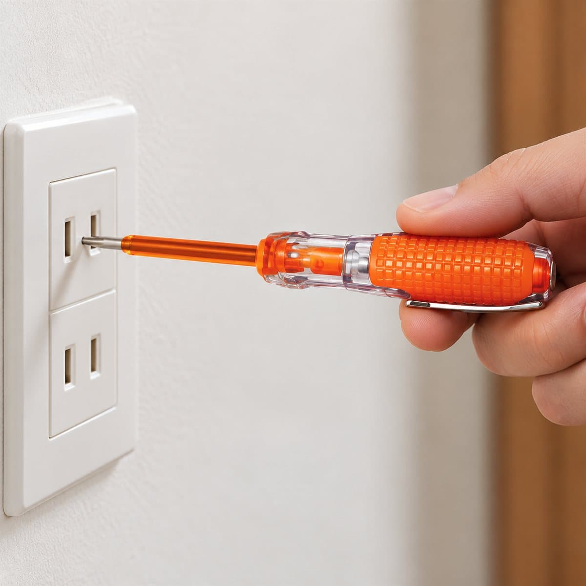 Bút thử điện Panasonic đã lắp đặt trong nhà