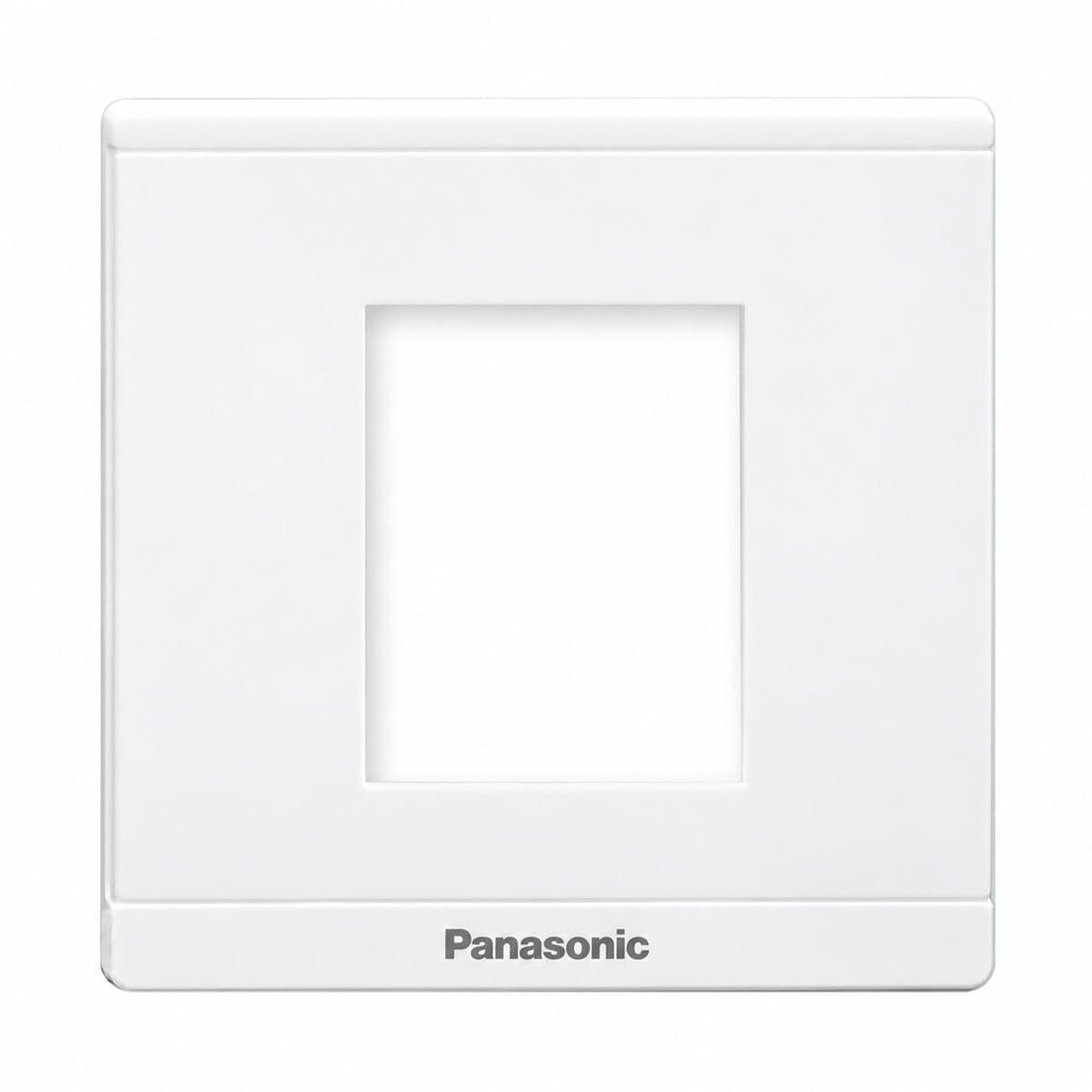 Mặt vuông dùng cho 2 thiết bị Moderva Panasonic trên nền trắng, ảnh sản phẩm chính diện