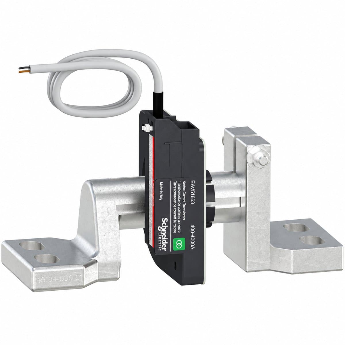 Cảm biến ngoài TCE chạm đất cho MasterPacT MTZ Schneider trên nền trắng, ảnh sản phẩm chính diện