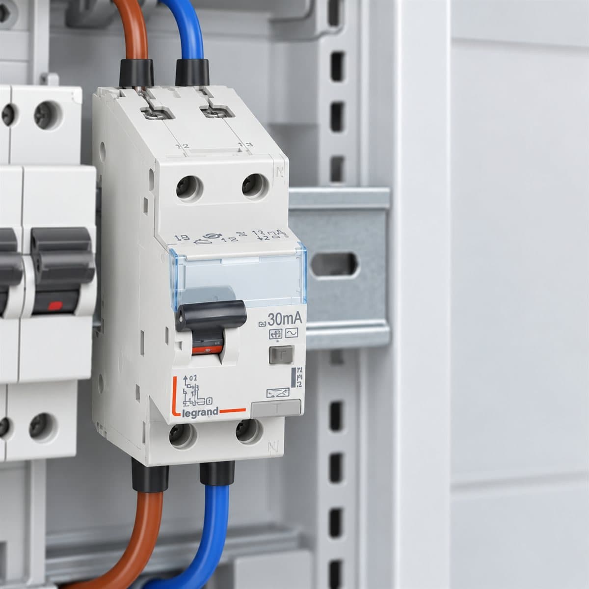 Cầu dao chống rò RCBO DX3 Legrand đã lắp đặt trong nhà