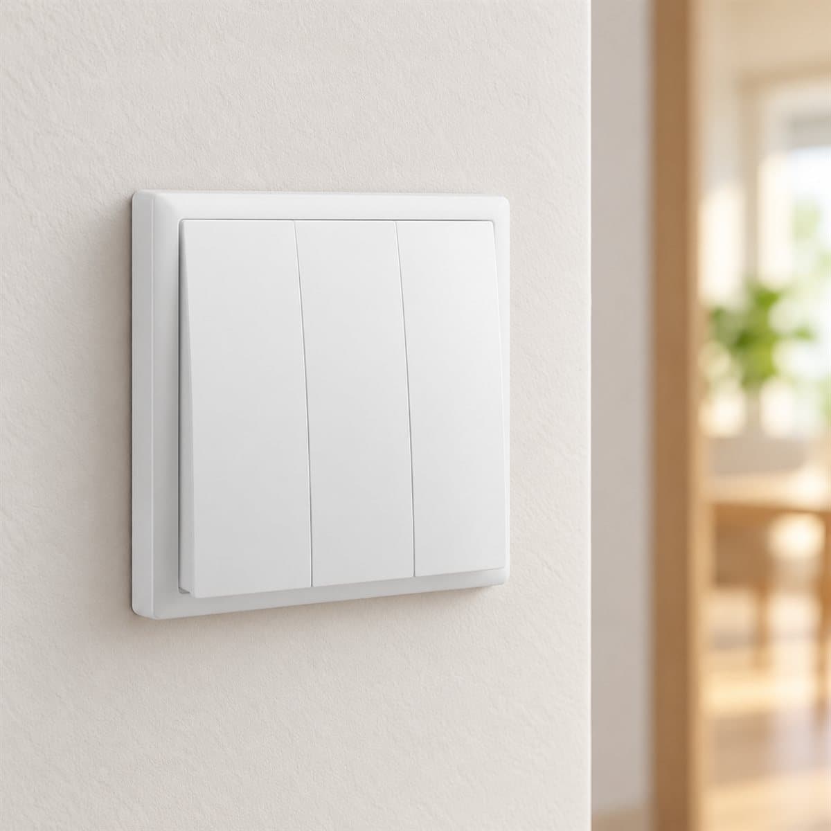 Công tắc ba 2 chiều Eloé Legrand đã lắp đặt trong nhà