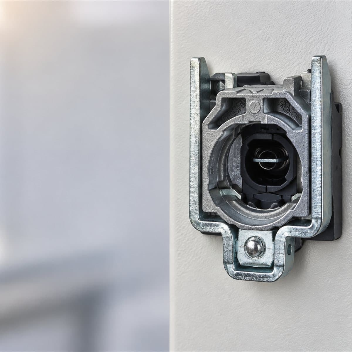 Thân đèn báo bóng BA9s Harmony XB4 Schneider đã lắp đặt trong nhà
