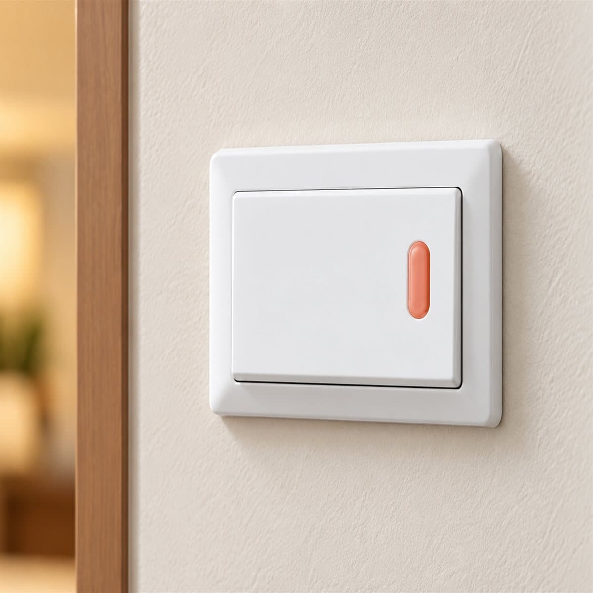Công tắc B, 1 chiều, có đèn báo khi OFF Halumie Panasonic đã lắp đặt trong nhà