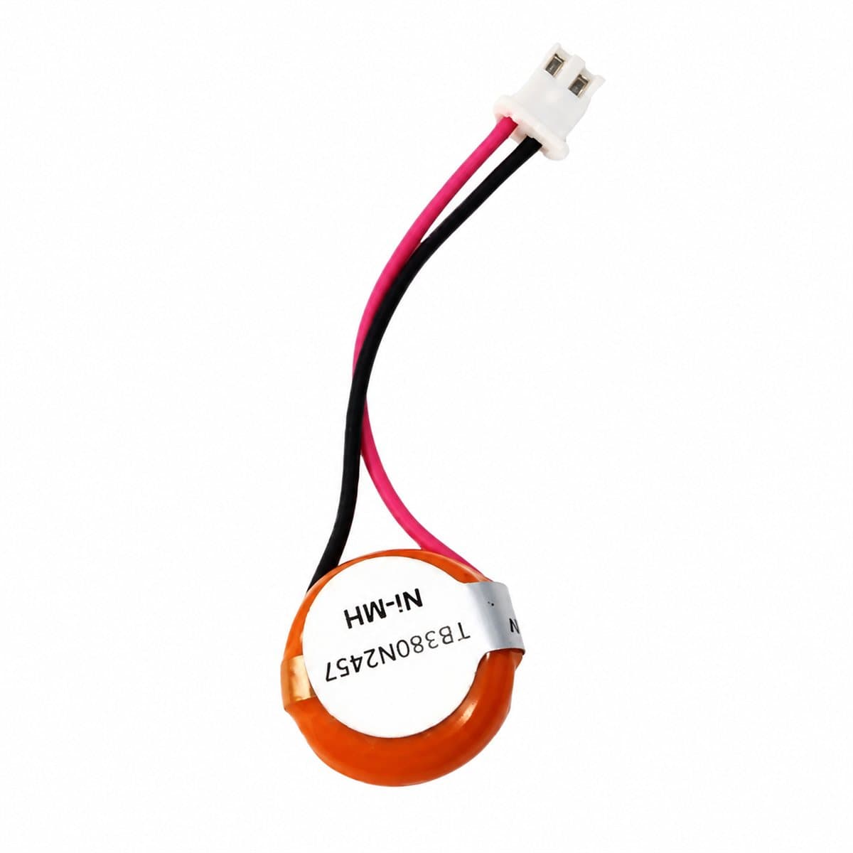 Pin dự trữ cho công tắc đồng hồ TB118 Panasonic trên nền trắng, ảnh sản phẩm chính diện