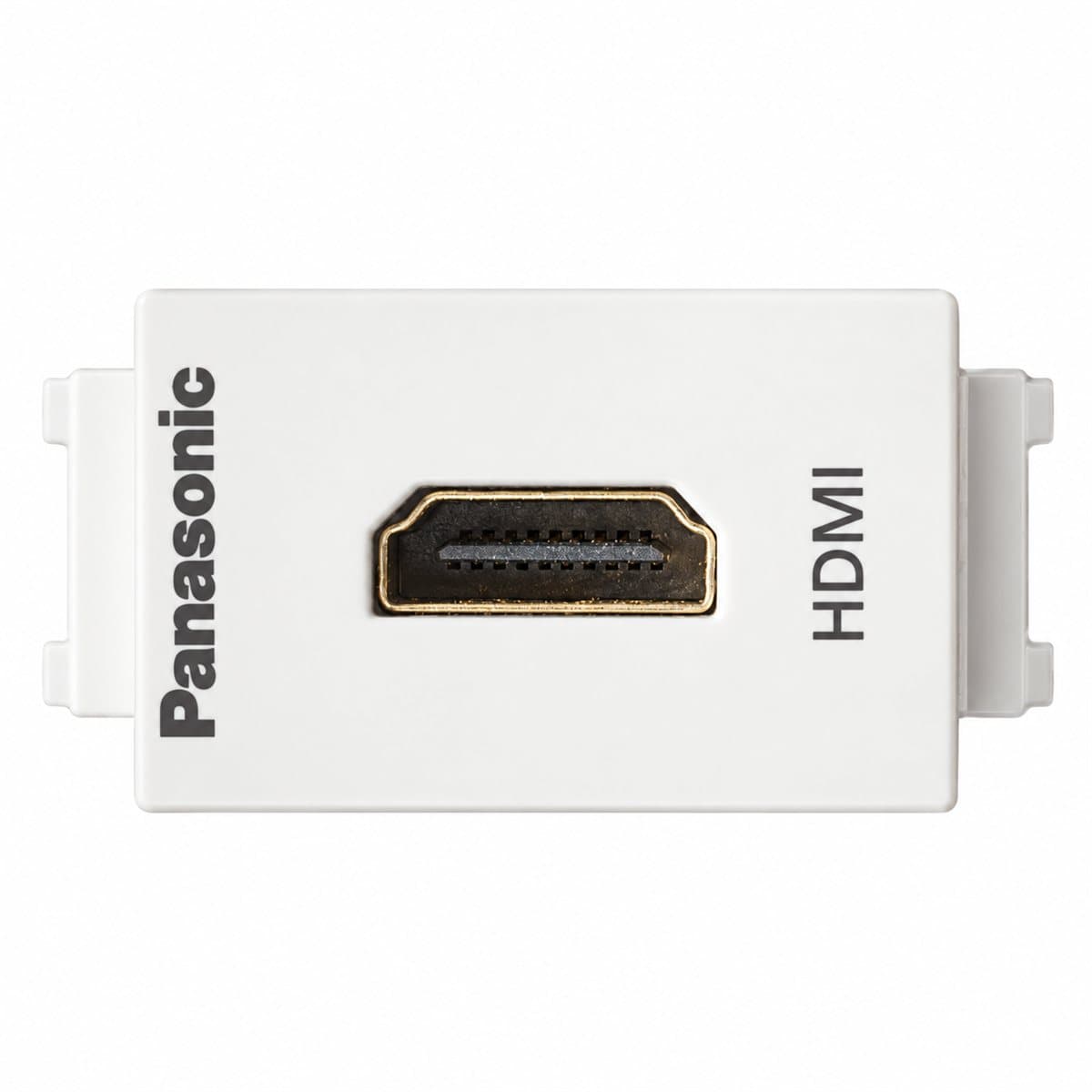Ổ cắm HDMI Full Color Wide Panasonic trên nền trắng, ảnh sản phẩm chính diện