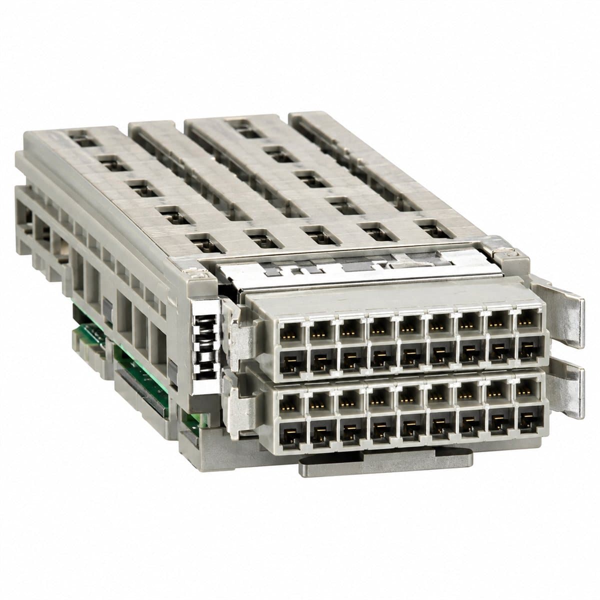 Card mở rộng cho ATV600/ATV900 Schneider trên nền trắng, ảnh sản phẩm chính diện