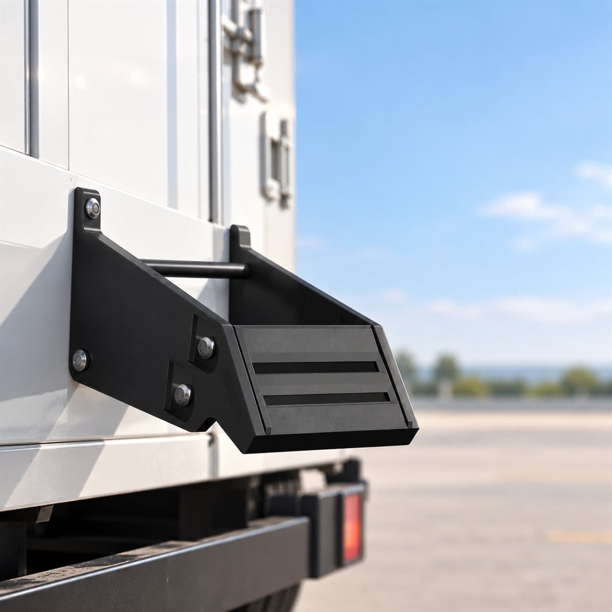 Kẹp giữ rơ le nhựa RXZ Schneider đã lắp đặt trong nhà