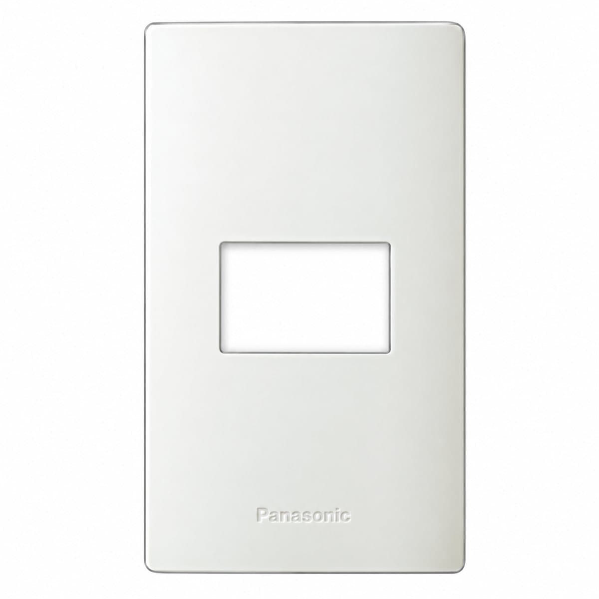 Mặt dùng cho 1 thiết bị Halumie Panasonic trên nền trắng, ảnh sản phẩm chính diện