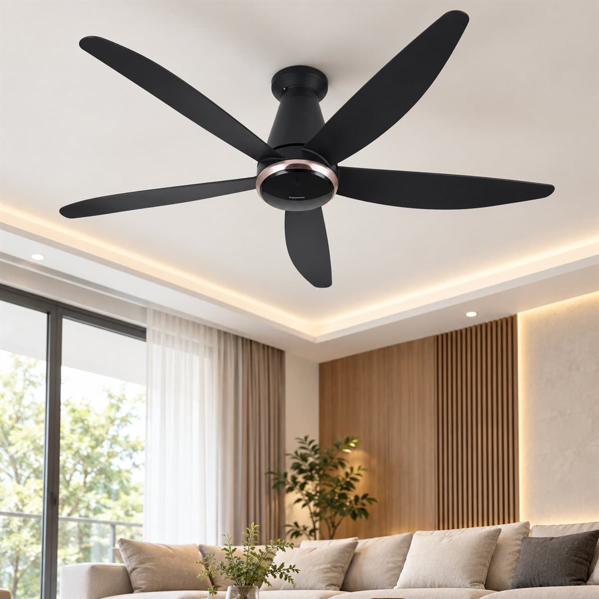 Quạt trần F-60FEN Panasonic đã lắp đặt trong nhà