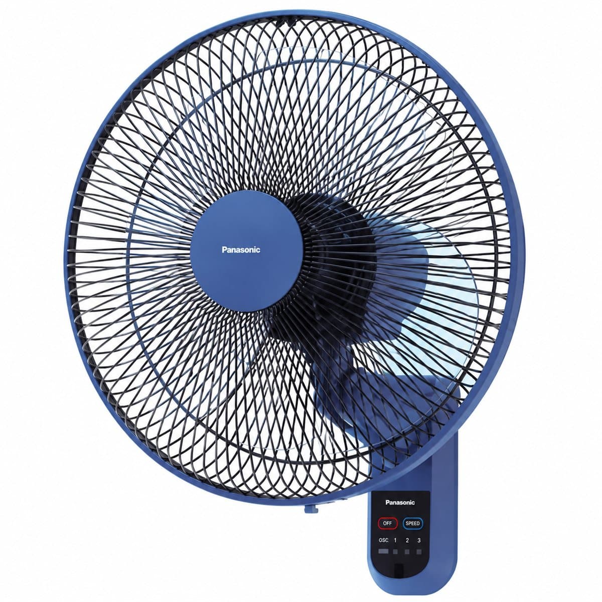 Quạt treo tường F-409M Panasonic trên nền trắng, ảnh sản phẩm chính diện