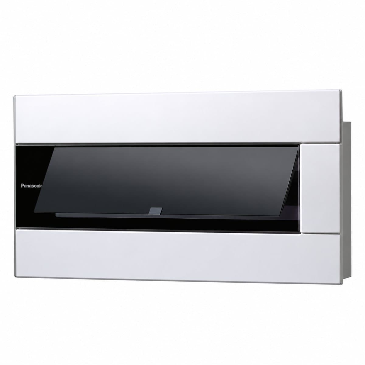 Tủ điện âm tường Level Art Panasonic trên nền trắng, ảnh sản phẩm chính diện