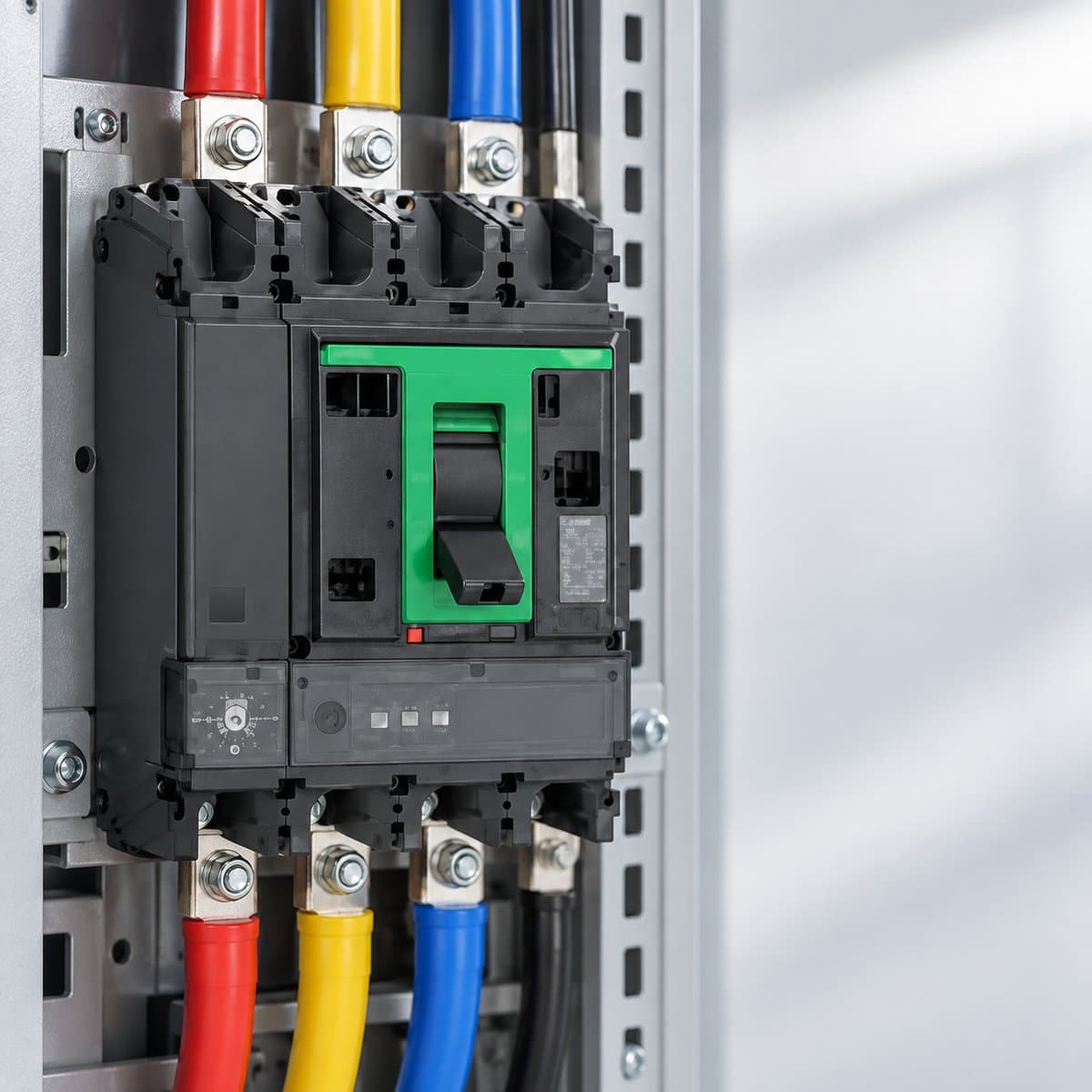 MCCB ComPacT NSX N/H loại cố định Schneider đã lắp đặt trong nhà