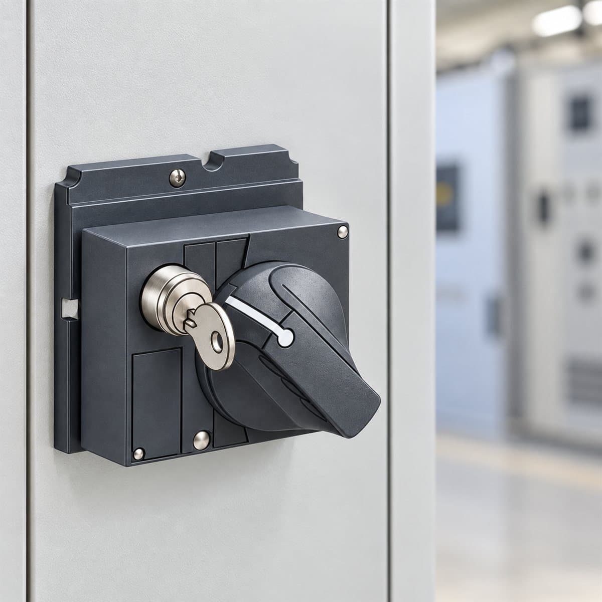 Bộ chuyển khoá cho tay xoay – ComPacT NSX Schneider đã lắp đặt trong nhà