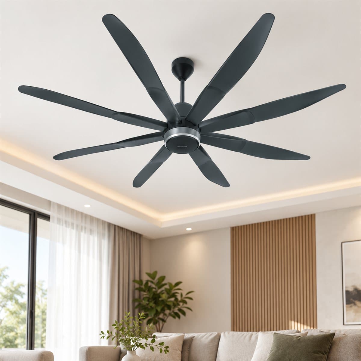 Quạt trần F-80ZBR Panasonic đã lắp đặt trong nhà