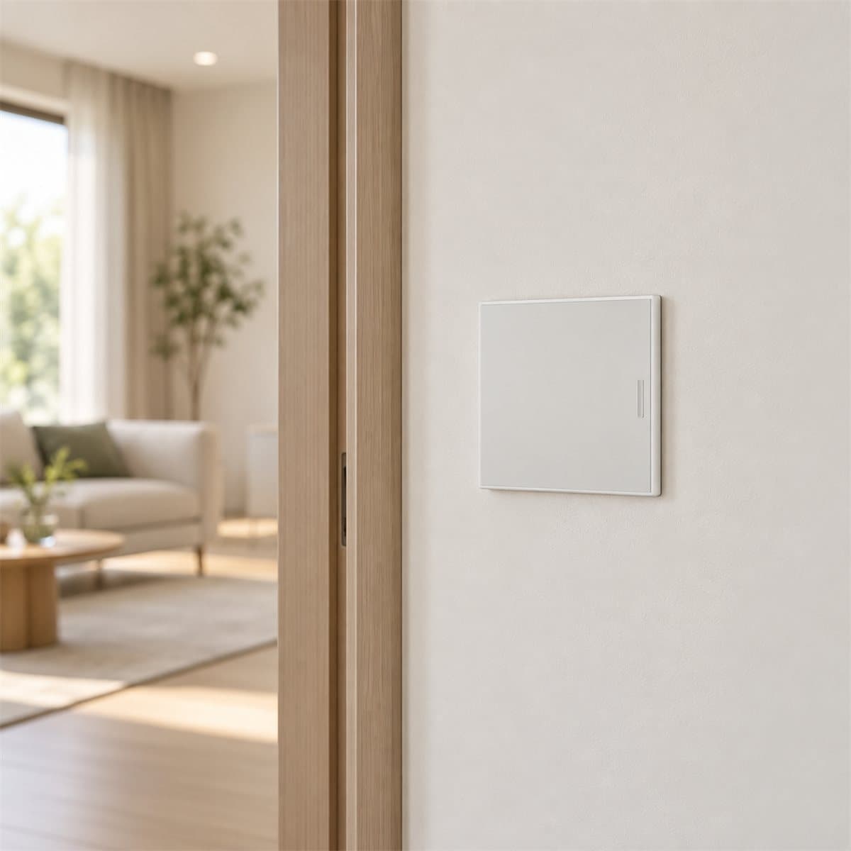 Công tắc size E AvatarOn A Schneider đã lắp đặt trong nhà