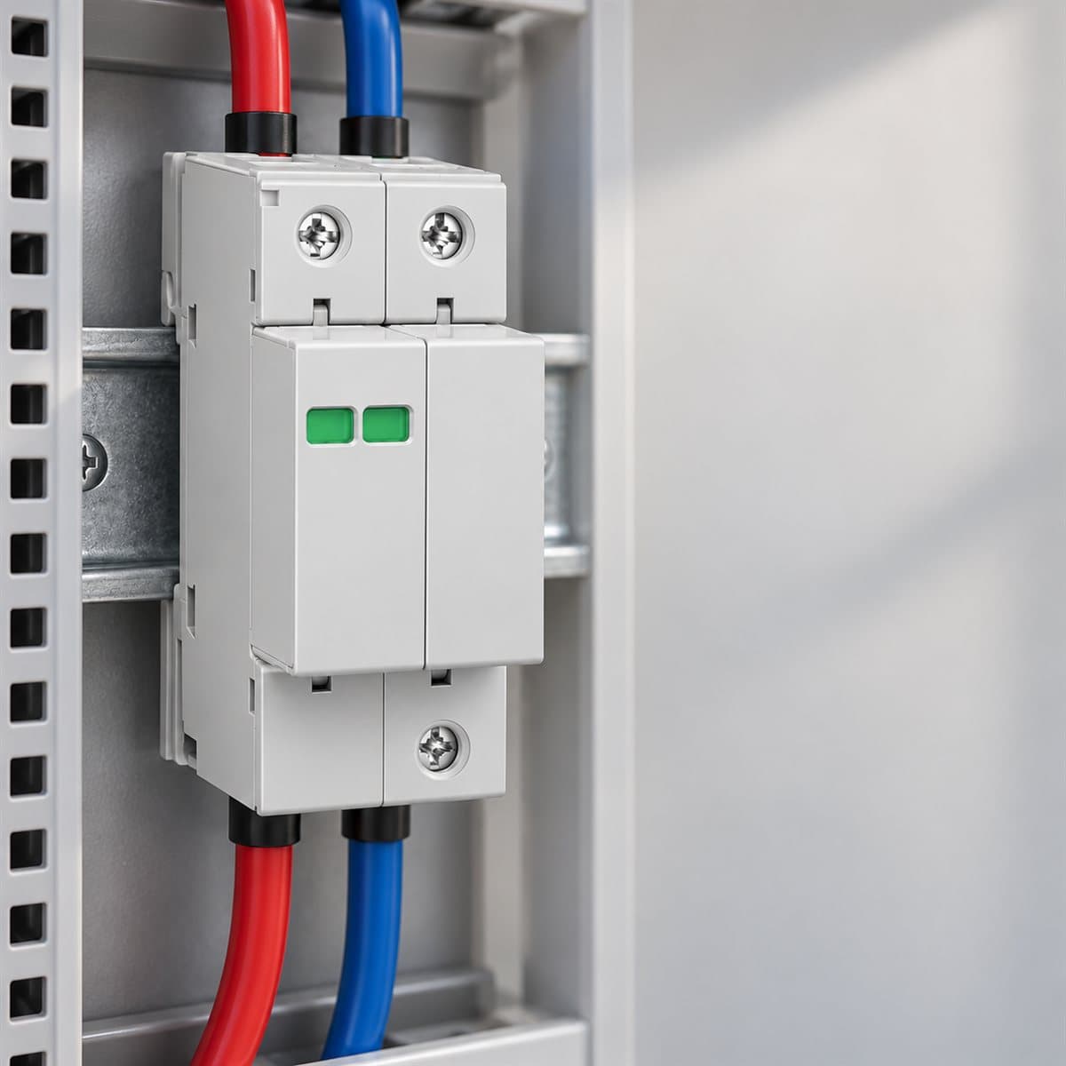 Chống sét lan truyền SPD Easy9 Schneider đã lắp đặt trong nhà