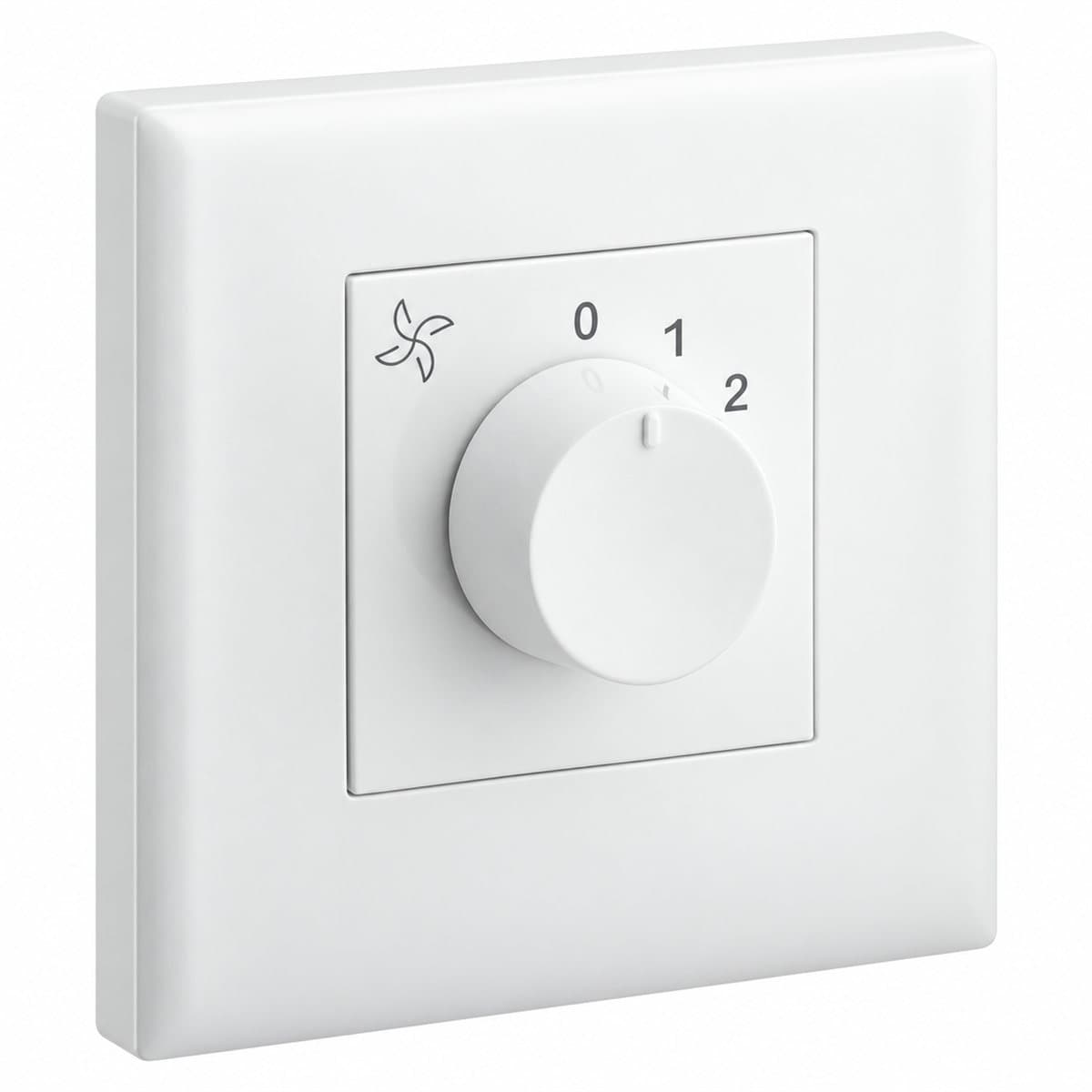 Điều chỉnh tốc độ quạt Eloé Legrand trên nền trắng, ảnh sản phẩm chính diện