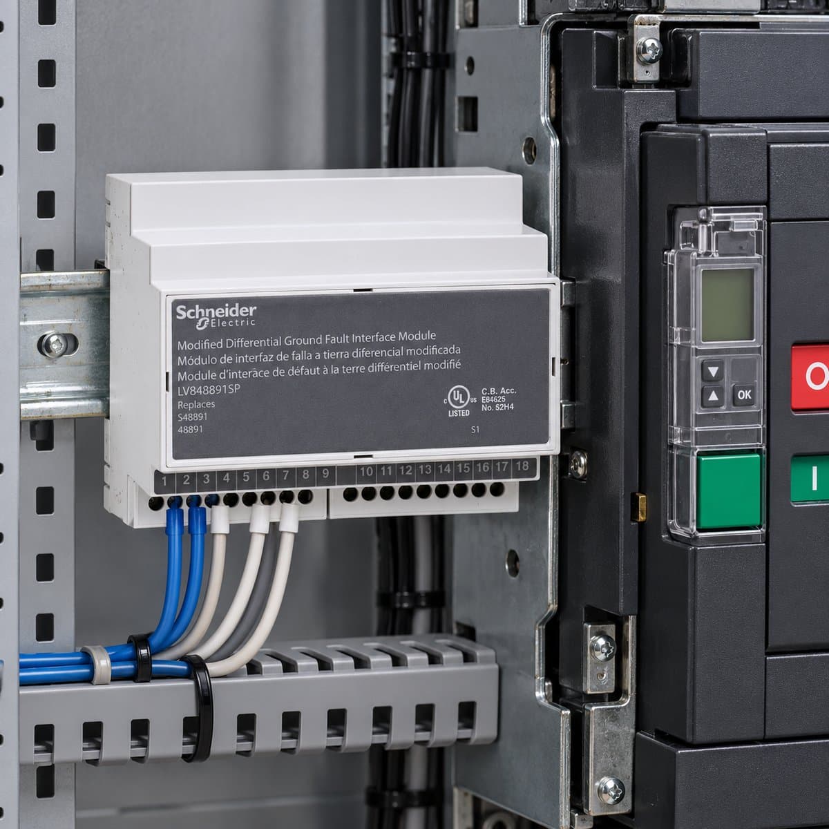 Mô-đun cộng MDGF cho MasterPacT MTZ Schneider đã lắp đặt trong nhà