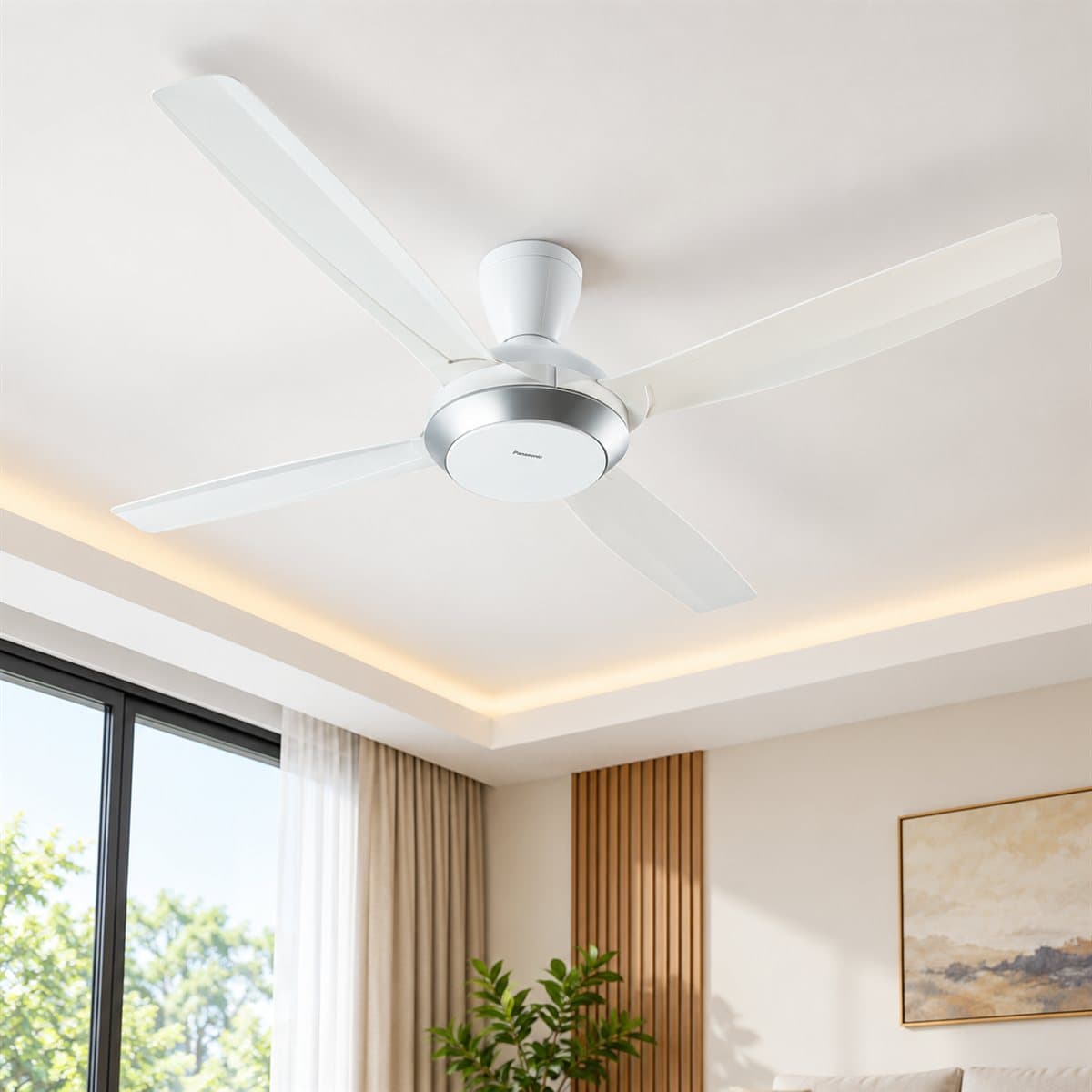Quạt trần F-56XPG Panasonic đã lắp đặt trong nhà