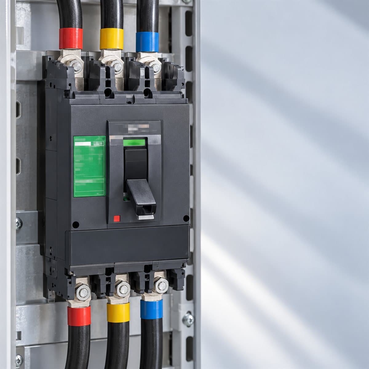 MCCB EasyPact EZC400/630 Schneider đã lắp đặt trong nhà