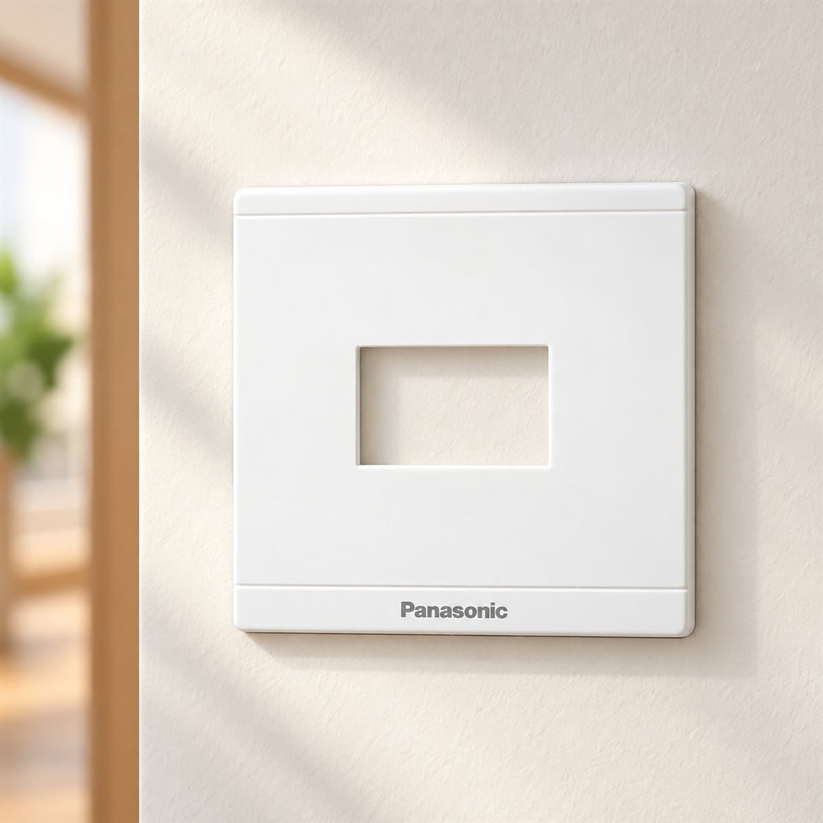 Mặt vuông dùng cho 1 thiết bị Moderva Panasonic đã lắp đặt trong nhà
