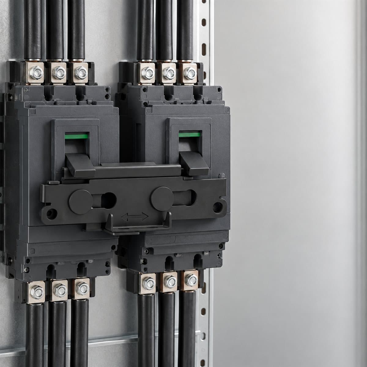 Khoá liên động cơ khí bằng cần gạt cho MCCB ComPacT NSX Schneider đã lắp đặt trong nhà