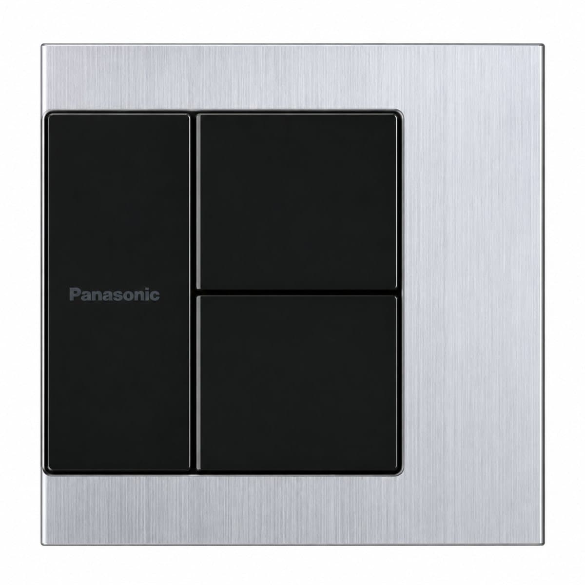 Mặt đứng 3 thiết bị chuẩn A Gen-X Panasonic trên nền trắng, ảnh sản phẩm chính diện
