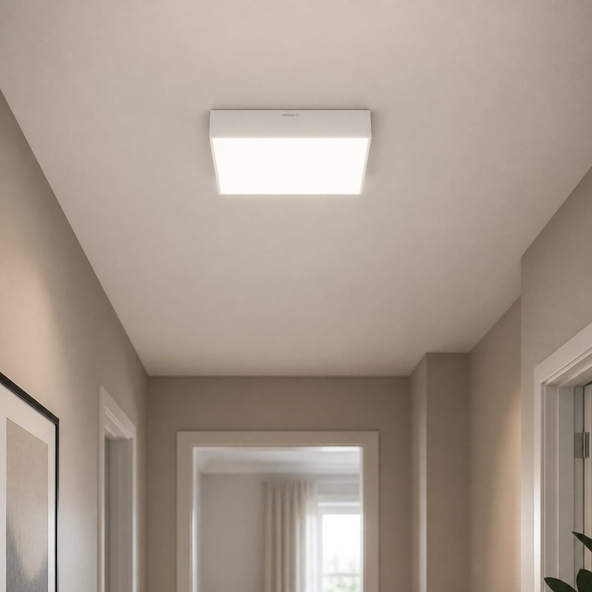 DOWNLIGHT ỐP NỔI TRÀN VIỀN đã lắp đặt, đang chiếu sáng