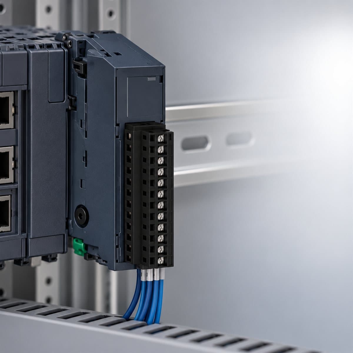 Mô-đun I/O analog TM3 Modicon Schneider đã lắp đặt trong nhà